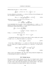 Residue theorem