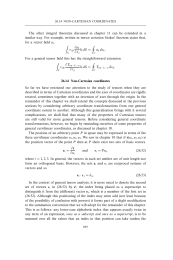 NonCartesian coordinates