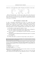 Construction of a character table