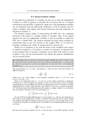 Integral transform methods