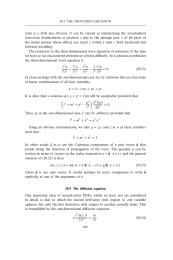 The diffusion equation