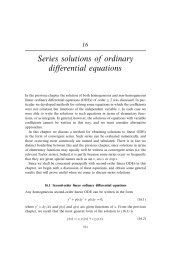 Secondorder linear ordinary differential equations