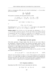 Higherdegree firstorder equations