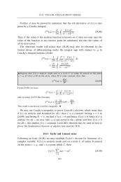 Taylor and Laurent series