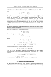 Stationary values under constraints