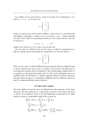 Basic matrix algebra