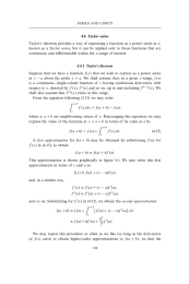 Taylor series