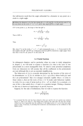 Partial fractions