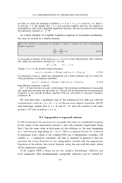 Superposition of separated solutions