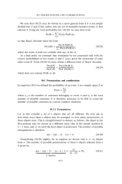 Permutations and combinations