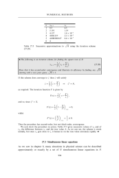   Simultaneous linear equations