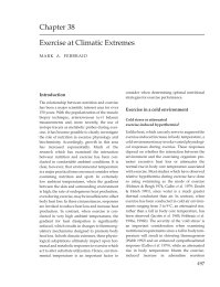 Exercise at Climatic Extremes