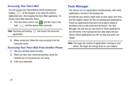 Galaxy S4. Task Manager