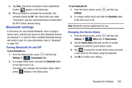 Galaxy S4. Bluetooth settings