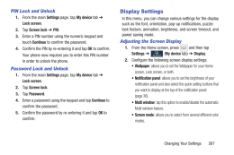 Galaxy S4. Display Settings