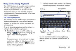 Galaxy S4. Using the Samsung Keyboard