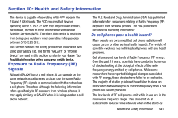 Galaxy Tab PRO. Exposure to Radio Frequency RF Signals