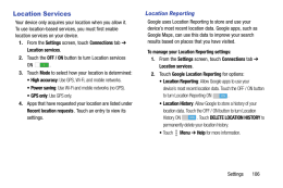 Galaxy Tab PRO. Location Services