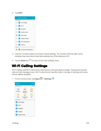 Galaxy S6 edge. GalaxyWiFi Calling Settings