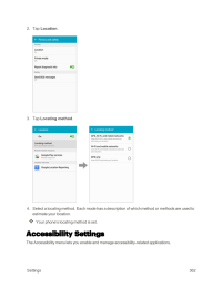 Galaxy S6 edge. GalaxyAccessibility Settings