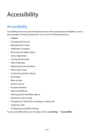 Galaxy-S5. Accessibility