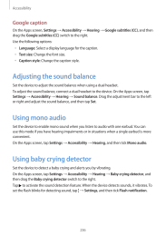 Galaxy-S5. Using baby crying detector