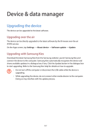 Galaxy-S5. Upgrading the device