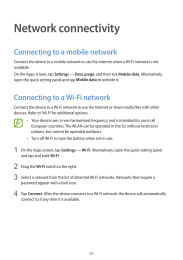 Galaxy-S5. Connecting to a WiFi network