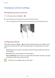 Galaxy-S5. Changing Camera settings