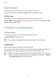 Galaxy-S5. Installing or uninstalling apps