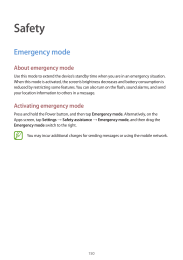 Galaxy-S5. Emergency mode