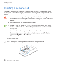 Galaxy-S5. Inserting a memory card