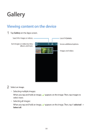 Galaxy-S5. Viewing content on the device