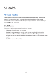 Galaxy-S5. About S Health