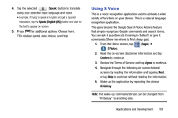 Samsung Galaxy Light. Using S Voice