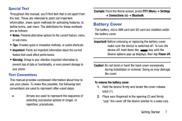 Samsung Galaxy Light. Battery Cover