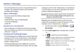 Samsung T769 Galaxy S Blaze. Creating and Sending Messages