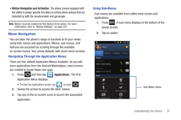 Samsung T769 Galaxy S Blaze. Menu Navigation