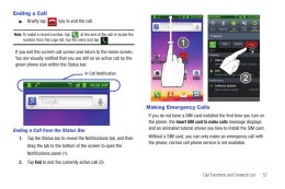 Samsung T769 Galaxy S Blaze. Making Emergency Calls