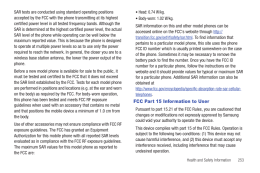 Samsung T769 Galaxy S Blaze. FCC Part 15 Information to User