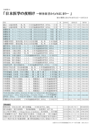 「日本医学の夜明け ー解体新書からのはじまりー 」