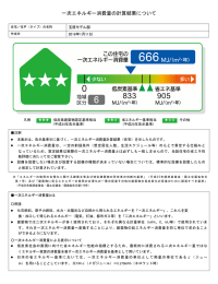 一次エネルギー消費量の計算結果について