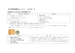 【中学校給食献立について （6月分） 】