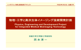 「物理・工学と高次生体イメージング技術開発計画」西本清一