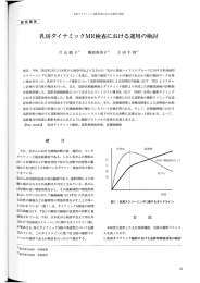 乳房ダイナミ ックMR検査における運用の検討