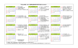 平成25年度 市川三郷町役場年間行事予定表（主なもの）