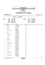 小学生デュエットスタートリスト