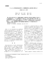 てんかん性視覚保続発作に内側側頭葉と頭頂葉の関与が 示唆された 1 例