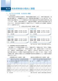 岐阜県教育の現状と課題
