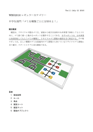 WRO2016 レギュラーカテゴリー 中学生部門「ゴミを種類ごとに分別せよ！」